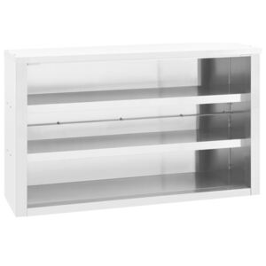 VidaXL Kitchen Wall Cabinet 120x40x75 cm Stainless Steel