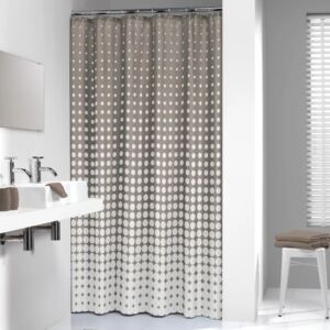 Sealskin Shower Curtain Speckles 180 cm Taupe 233601367
