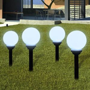 VidaXL Outdoor Path Garden Solar Lamp Path Light LED 15cm 4pcs Ground Spike