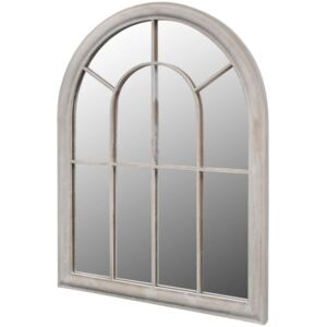 VidaXL Rustic Arch Garden Mirror 69x89 cm for Indoor and Outdoor Use