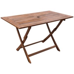 VidaXL Garden Table 120x70x75 cm Solid Acacia Wood