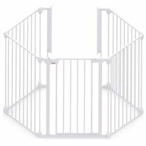 Noma 5-Panel Safety Gate Modular Metal White 94047