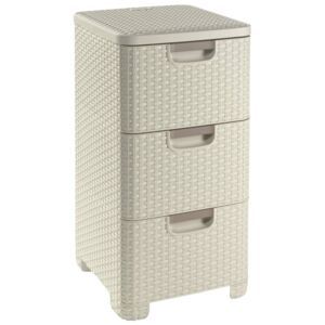 Curver Style Drawer Cabinet 42 L White 240645