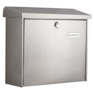 BURG-WÄCHTER Letterbox Comfort 3913 Ni Stainless Steel Silver