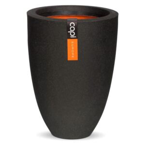 Capi Vase Urban Smooth Elegant Low 36x47 cm Black KBL782