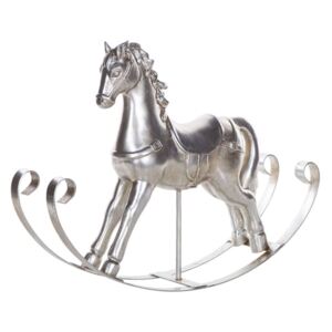 Beliani Decorative Figurine Silver Dasher