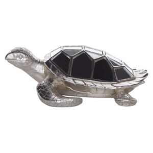 Beliani Decorative Mirrored Figurine Silver Tortoise