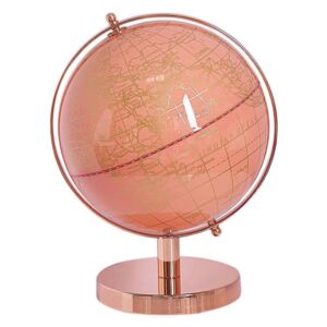 Beliani Decorative Globe 28 Cm Pink Cabot