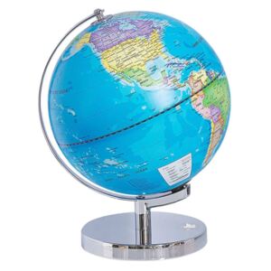Beliani Decorative Globe With Led 30 Cm Blue Stanley