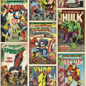 Kids at Home Wallpaper Marvel Action Heroes