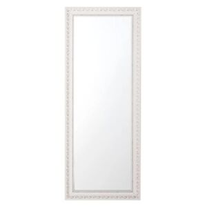 Beliani Wall Mirror 50 X 130 Cm White Mauleon