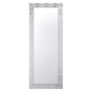 Beliani Wall Mirror Silver 50 X 130 Cm Marans