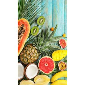 Good Morning Beach Towel FRESH FRUITS 100x180cm Multicolour