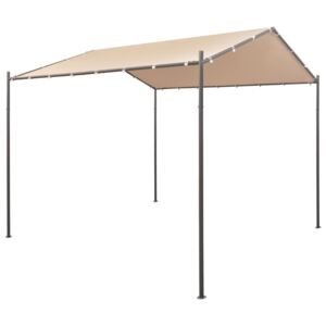 VidaXL Gazebo Pavilion Tent Canopy 3x3 m Steel Beige
