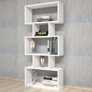 Homemania Bookcase Iona 60x22x130cm White
