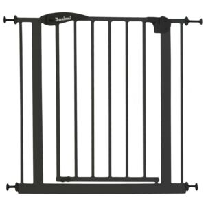 Baninni Safety Gate Vicino Metal 75-85cm Dark Grey