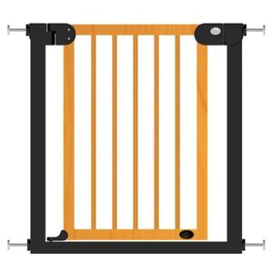 Baninni Baby Safety Gate Woody Metal and Wood 76-83cm