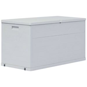 VidaXL Garden Storage Box 420 L Light Grey