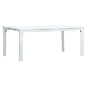 VidaXL Coffee Table White 98x48x39 cm HDPE Wood Look