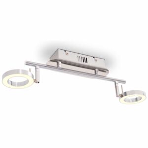 VidaXL LED Wall / Ceiling Lamp with 2 Lights Warm White