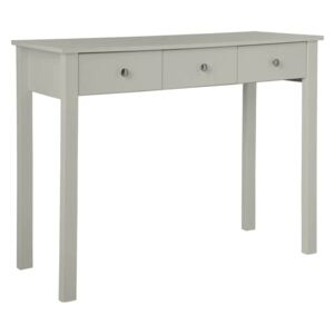 Netfurniture Flower Soft Grey 3 Drawer Dressing Table