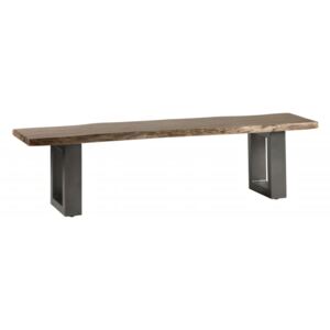 Verty Furniture Natural Essential Live Edge Large Dining Bench 45x40x175cm (HxDxW)