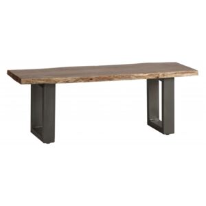Verty Furniture Natural Essential Live Edge Medium Dining Bench 45x40x125cm (HxDxW)