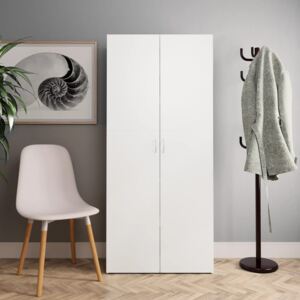 VidaXL Shoe Cabinet White 80x35.5x180 cm Chipboard