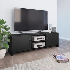 VidaXL TV Cabinet Black 120x30x37.5 cm Chipboard