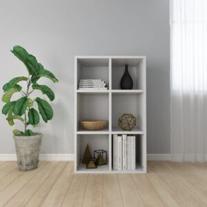 VidaXL Book Cabinet/Sideboard High Gloss White 66x30x97.8 cm Chipboard