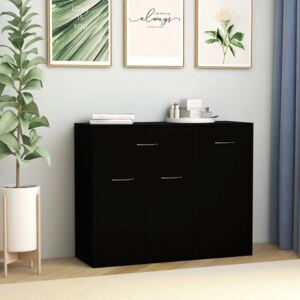 VidaXL Sideboard Black 88x30x70 cm Chipboard