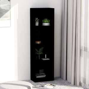 VidaXL 4-Tier Book Cabinet Black 40x24x142 cm Chipboard