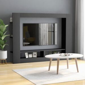 VidaXL TV Cabinet Grey 152x22x113 cm Chipboard