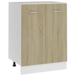 VidaXL Bottom Cabinet Sonoma Oak 60x46x81.5 cm Chipboard