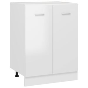 VidaXL Bottom Cabinet High Gloss White 60x46x81.5 cm Chipboard