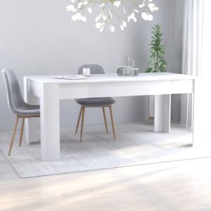 VidaXL Dining Table White 180x90x76 cm Chipboard