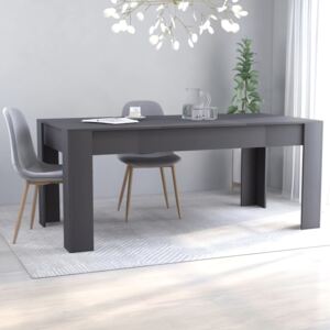 VidaXL Dining Table Grey 180x90x76 cm Chipboard