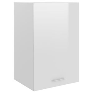 VidaXL Hanging Cabinet High Gloss White 39.5x31x60 cm Chipboard