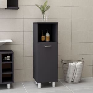 VidaXL Bathroom Cabinet Grey 30x30x95 cm Chipboard