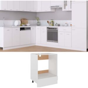 VidaXL Oven Cabinet White 60x46x81.5 cm Chipboard