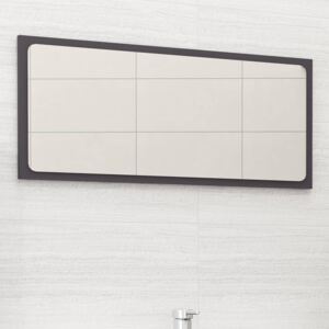 VidaXL Bathroom Mirror Grey 80x1.5x37 cm Chipboard