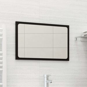 VidaXL Bathroom Mirror Black 60x1.5x37 cm Chipboard