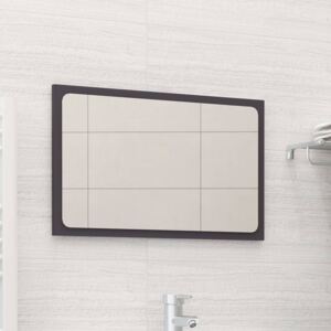 VidaXL Bathroom Mirror Grey 60x1.5x37 cm Chipboard