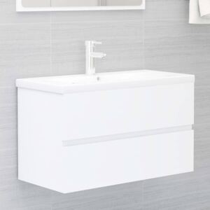 VidaXL Sink Cabinet White 80x38.5x45 cm Chipboard