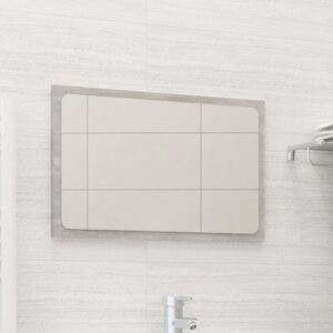 VidaXL Bathroom Mirror Concrete Grey 60x1.5x37 cm Chipboard