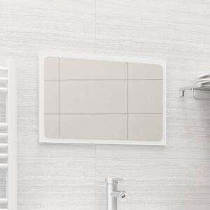 VidaXL Bathroom Mirror White 60x1.5x37 cm Chipboard