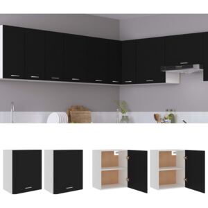 VidaXL Hanging Cabinets 2 pcs Black 50x31x60 cm Chipboard