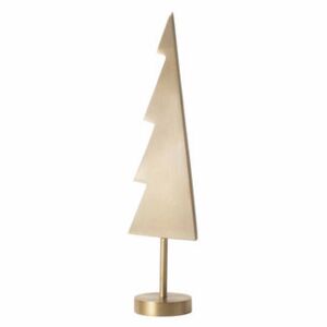 Tree Solid Christmas decoration - / Brass - H 15 cm by Ferm Living Gold/Metal
