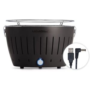 LotusGrill Mini Smokeless Charcoal BBQ Anthracite