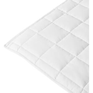 Duvet White Polyester Blend Single Size 220 x 240 cm Light Filling Quilted Beliani